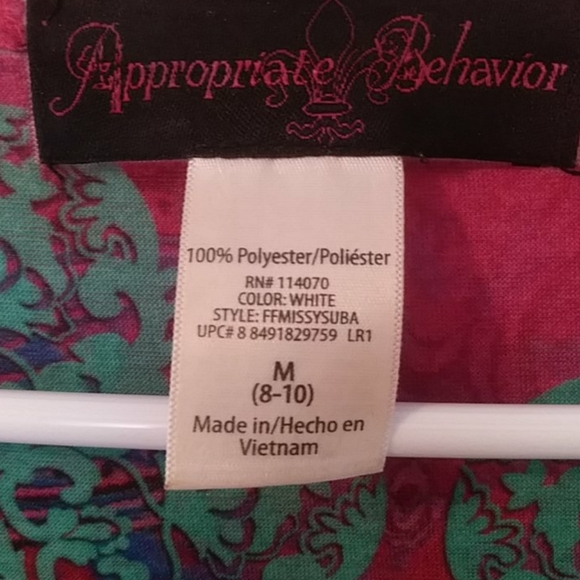 Appropriate Behavior multi colored top - Picture 2 of 6